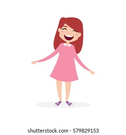 Happy young girl