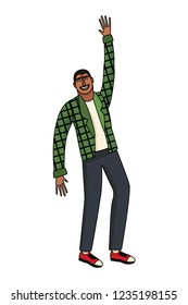 Happy young man