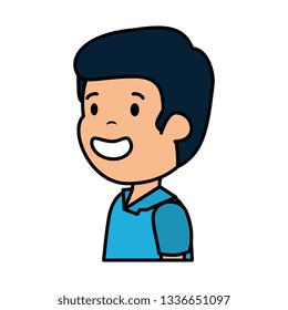 happy young man character