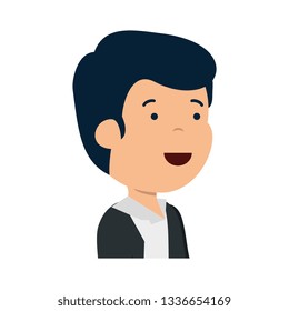 happy young man character