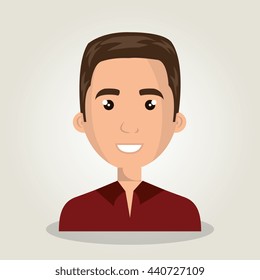 happy young people design, vector illustration eps10 graphic 