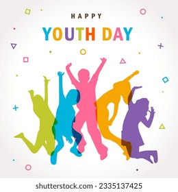 happy youth day social media post template