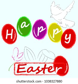 Happz Easter.Holidaz.Egg.Red egg.