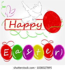 Happz Easter.Holidaz.Egg.Red egg.