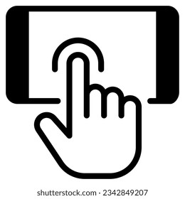 Haptic Feedback Icon for uiux, infographic, etc