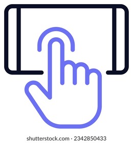 Haptic Feedback Icon for uiux, infographic, etc