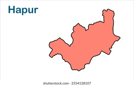 Hapur subdivision map, Hapur District,  Uttar Pradesh State, Republic of India, Government of  Uttar Pradesh , Indian territory, Eastern India, politics, village, tourism