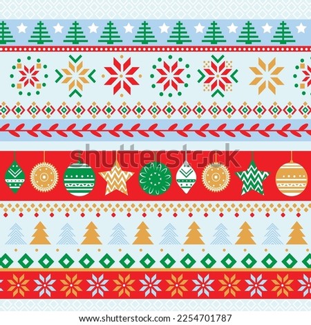 Hapy new year pattern, christmas seamless design