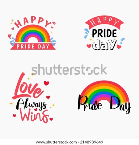 hapy world pride day background illustration for lgbt