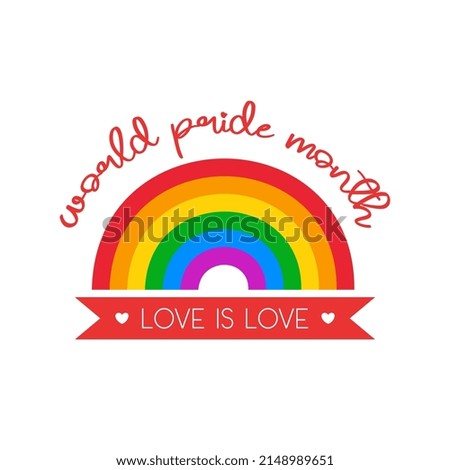 hapy world pride day background illustration for lgbt