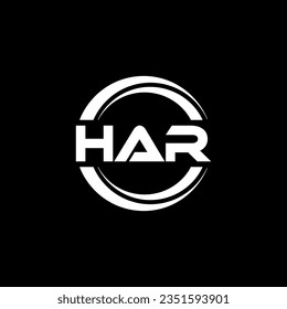 HAR Logo Design, Inspiration for a Unique Identity. Modern Elegance and Creative Design. Watermark Your Success with the Striking this Logo.