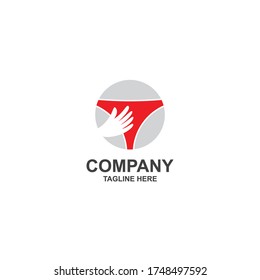 harassment with circle logo design icon, vector, element, template