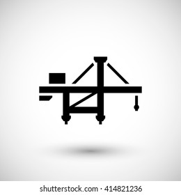 Harbor crane icon