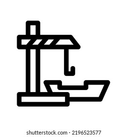 harbor icon or logo isolated sign symbol vector illustration - high quality black style vector icons
