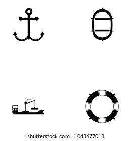 harbor icon set