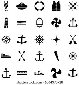 harbor icon set