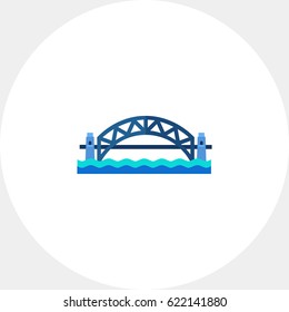 Harbour Bridge In Australia Vector Icon