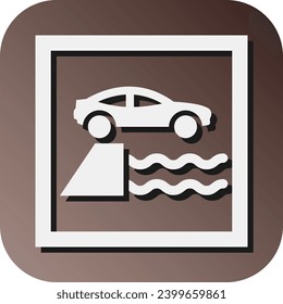 Harbour Vector Glyph Gradient Background Icon For Personal And Commercial Use.
