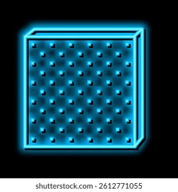 hard boards neon light sign vector. hard boards illustration