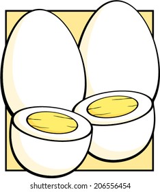 hard boiled eggs