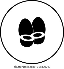 hard boiled eggs symbol