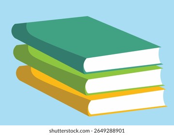 Hard cover book mock up isolated on soft gray background.