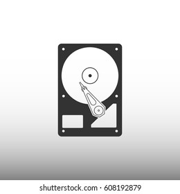 Hard disc drive icon