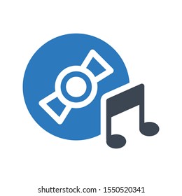hard disc glyph colour icon