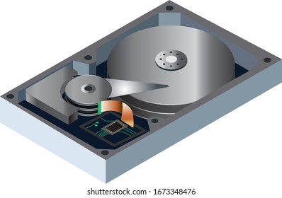 hard disk drive diagram
