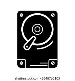 Festplattenlaufwerk (HDD) - Vektorsymbol