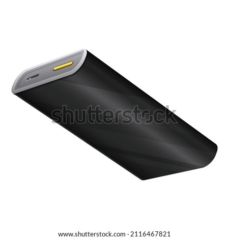 Hard disk drive icon cartoon vector. Computer memory. Hdd portable