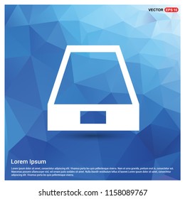 Hard disk drive icon - Free vector icon
