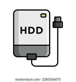 icono de unidad de disco duro plantilla de diseño vectorial en fondo blanco