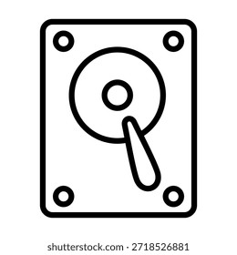 Festplattensymbol-Element für Design
