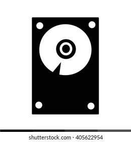Hard Disk Icon Illustration design