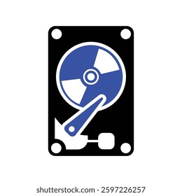 Hard Disk Icon Isolated On White Background