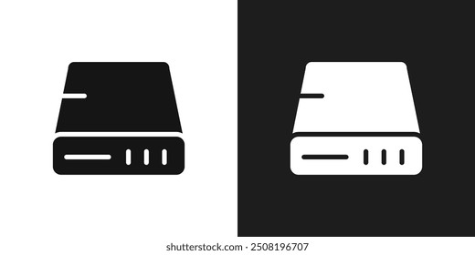 Ícone do disco rígido logotipo definir vetor