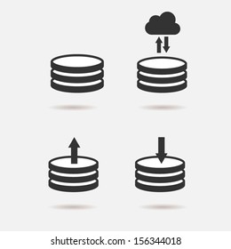 Hard Disk Icon Set