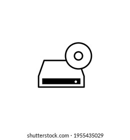 Hard Disk icon simple vector perfect illustration