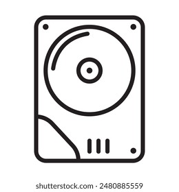 diseño de logotipo de Ilustración vectorial de iconos de disco duro