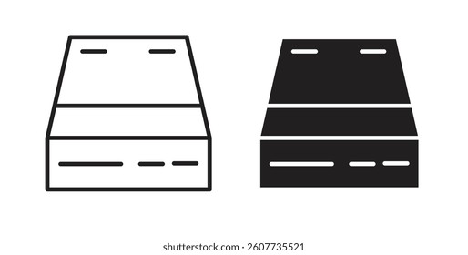 Hard Disk icons vectors graphic designs
