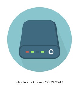 Hard disk turned on