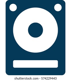Hard Disk Vector Icon