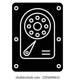 Hard disk Vector icon which is suitable for commercial work

