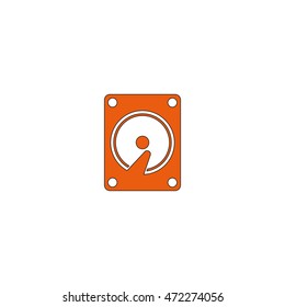 Hard drive disk icon.