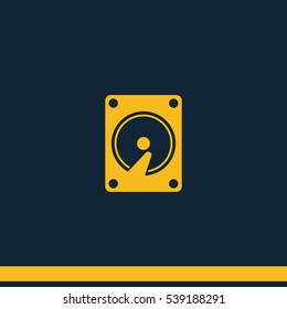 Hard drive disk icon.