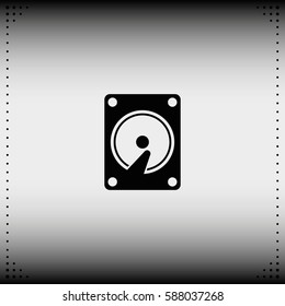 Hard drive disk icon.