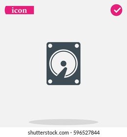 Hard drive disk icon.