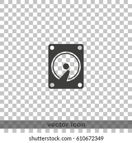 Hard drive disk icon.