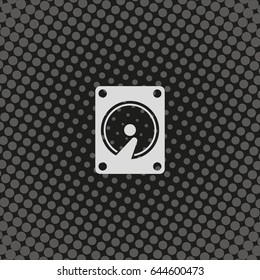 Hard drive disk icon.
